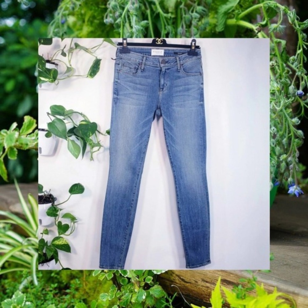PARKER SMITH Womens Jeans 26 Blue Denim Designer Skinny‎ USA Made 26x27 NEW